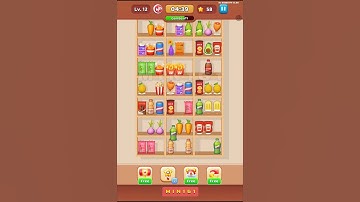 🛒Goods Sorting🍟 | Level 12 #games #gameplay #gaming #androidgames #videogames