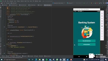 Basic Banking App _ Intern _ The Sparks Foundation _ Mobile App using Flutter