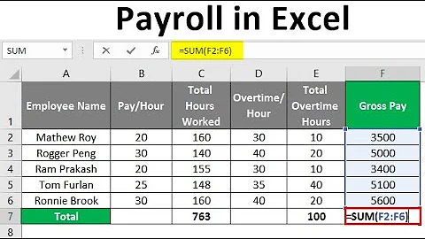 Easy Payroll System In Excel