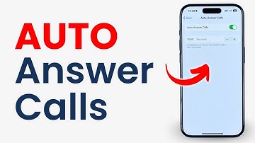 How to Enable or Disable Auto Answer Calls on iPhone