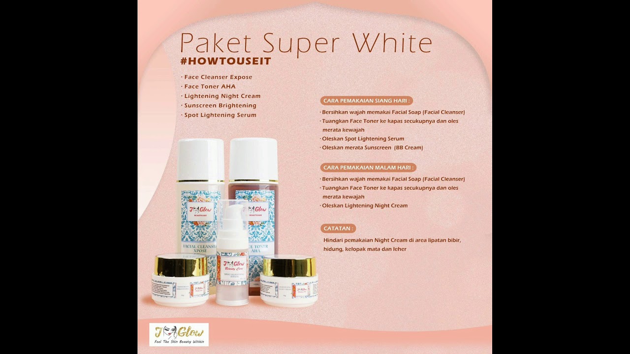 J Glow Skincare cream kecantikan masa kini YouTube