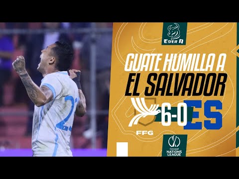 🇬🇹🇸🇻¡GOLEADA HISTÓRICA! GUATEMALA 6 VS 0 EL SALVADOR CONCACAF NATIONS LEAGUE 2026⚽️😱🔥🏆