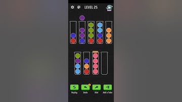 Ball Sort Puzzle Level 25 solution,  Ball Sort Puzzle - Color Games, EasyFun Puzzle Game Studio