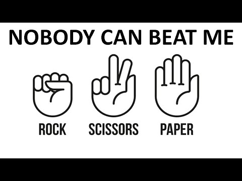 Nobody Can Beat Me At  Rock Paper Scissors