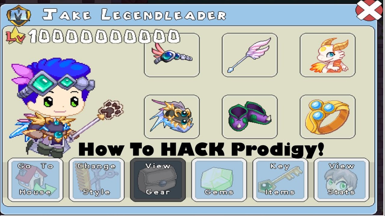 prodigy hacks to level up