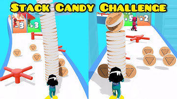 ✅Stack Candy Challenge. All Levels TOP Gameplay iOS Android Mobile Games Walkthrough New Update
