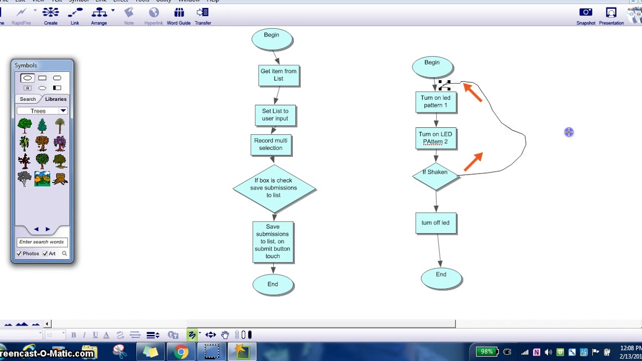 Lesson 1 3b Flowcharting with inspriation and first draft coding - YouTube
