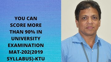UNIVERSITY  PAPER-ANSWER KEY-  SCORE MORE THAN 90% | MAT-202 | KTU-2019 SYLLABUS I SEM-S4 IJULY-2021