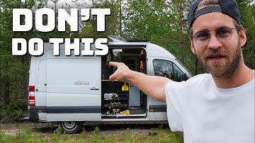 Our 10 Biggest Van Build Regrets (Don’t Repeat These)