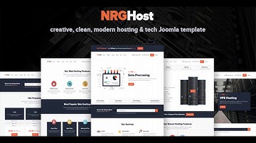 NRGHost - Hosting & Tech Template with Virtuemart | Themeforest Website Templates and Themes