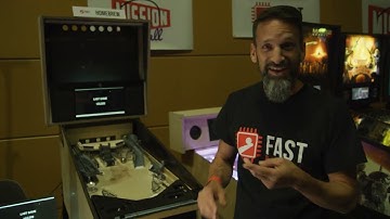 Led Zeppelin Homebrew Pinball Machine, from the FAST Pinball booth at the NWPAS 2022 show