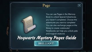 Pages Guide Harry Potter Hogwarts Mystery