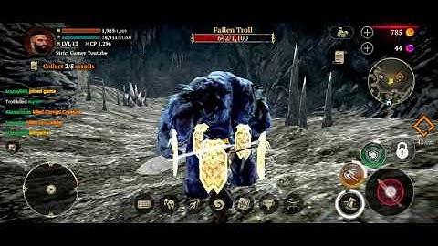 Evil Lands Quest 9 Collect 5 scrolls Task Complete