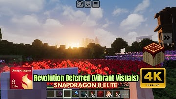 Revolution Deferred (Vibrant Visuals) | Snapdragon 8 Elite iQOO 13 Minecraft Test