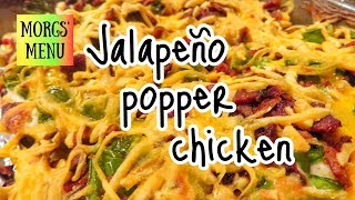 QUICK & EASY DINNER! | Jalapeño Popper Chicken