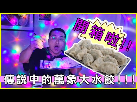 在舞廳才吃的到的超大水餃!!??傳說中的萬象大水餃開箱啦!!本影片全程用VIVO X60 PRO拍攝
