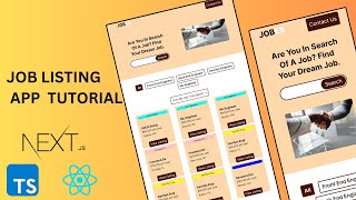 Build Simple FullStack NextJS 14 Job Listing App || REACTJS | TYPESCRIPT