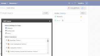Schoology Gradebook: Copy Settings