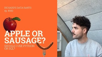 Python vs SQL for Data Analysis -- What Should I Choose?!