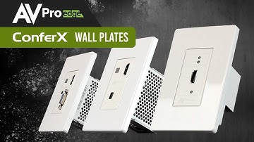 ConferX Wall Plates - AVPro Edge