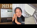 PLAN WITH ME FOR 2023 ✨ How to set new goals &amp; reflect on 2022 | Chinyere Ibelegbu