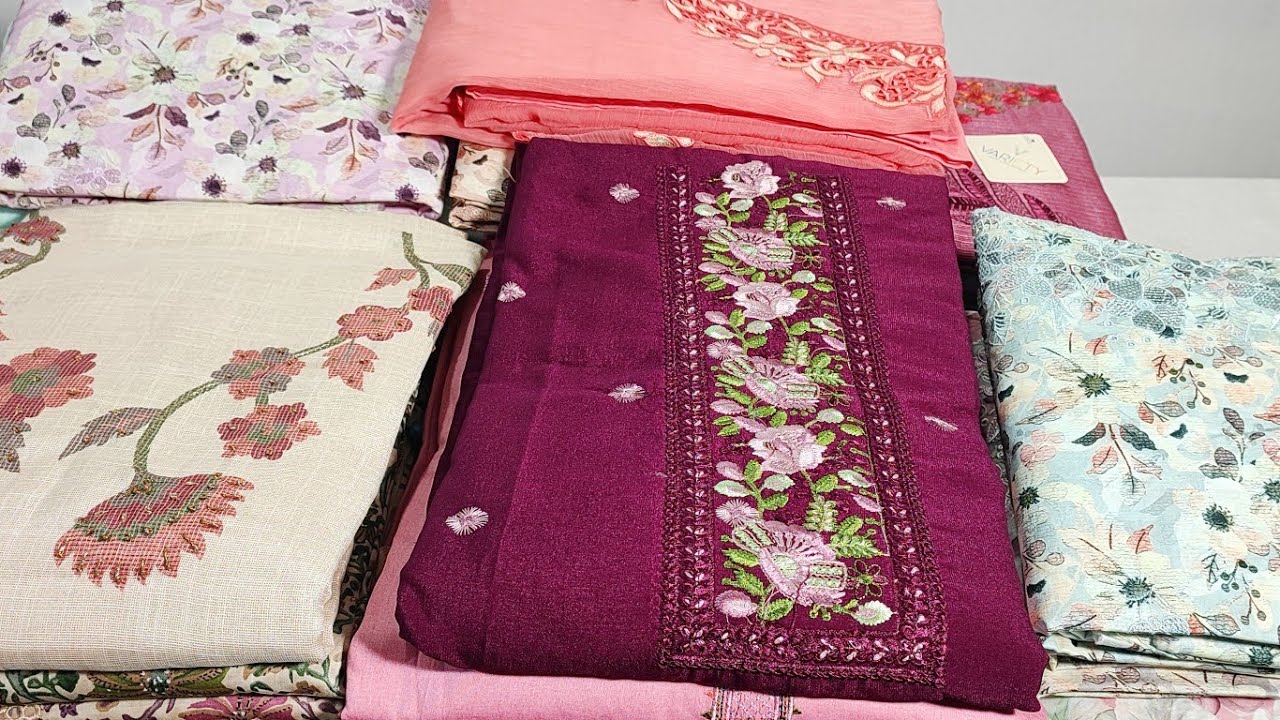 V #813 MODAL COTTON WITH HANDWORK PURE CRAPE DUPATTA|PREMIUM COTTON WITH CUTWORK EMBROIDERY DUPATTA|