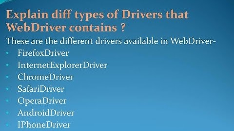 Latest Selenium Interview Questions and Answers for freshers and experienced– Part 3