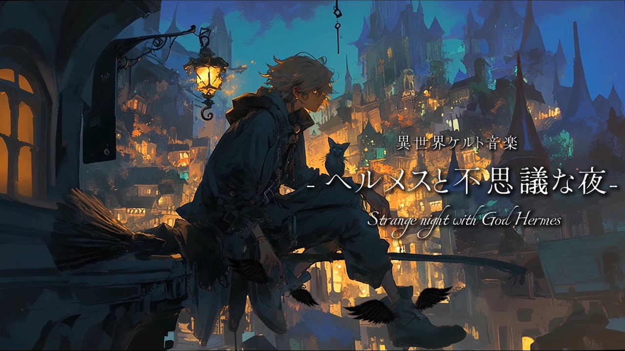 【異世界ケルト音楽】「ヘルメスと不思議な夜」-ゼウスの使者であるヘルメスと夜の街をたそがれる1時間の旅