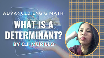 What is a Determinant of a Matrix (theorems and expansion method) - CJ Murillo