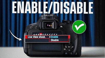 Live View-opnamen op de camera in- en uitschakelen