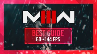 BEST MW3 Optimization Guide | Max FPS | Best Settings | Beta