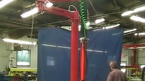 Positech® Articulated Jib Boom with Vertical Lift-Range of Motion