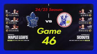 NHL24 Game 46 Season 2 Toronto Maple Leafs @ Kansas City Scouts