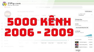 5000 Kênh Youtube 2006 - 2009 có video cổ 200x chỉ 200K VND