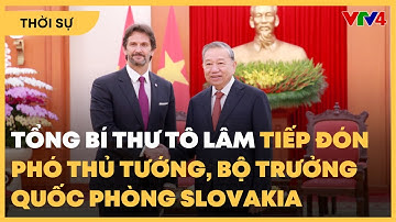 Tổng bí thư Tô Lâm tiếp đón Phó thủ tướng, Bộ trưởng Quốc phòng Slovakia | VTV4