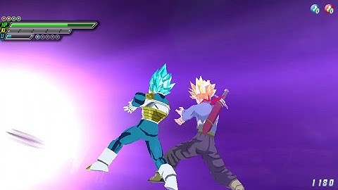 Dragon Ball Z:Tenkaichi Tag Team MOD Dragon Ball Super Trunks Ssj Rage vs Merged Zamasu (Gameplay)