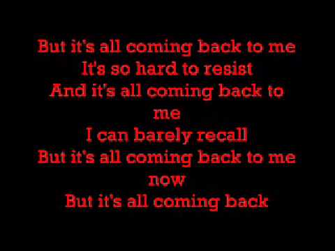 Celine Dion Its All Coming Back To Me Now Lyrics) Youtube