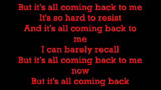 Celine Dion   Its All Coming Back To Me Now Lyrics)   YouTube