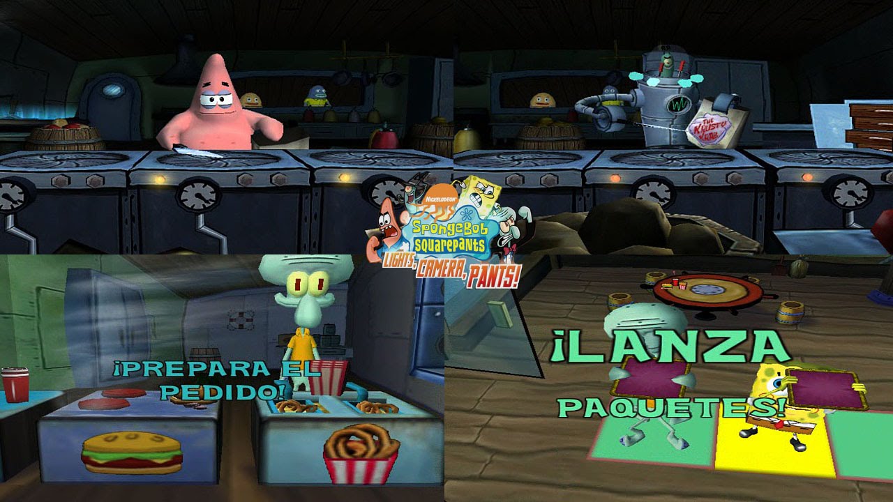 SpongeBob SquarePants Lights, Camera, Pants! Español Parte 1 YouTube