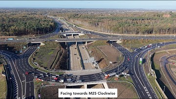 M25 Junction 10 Nears Completion | Late Nov 2025 Drone Update (A3 Wisley Interchange Progress)