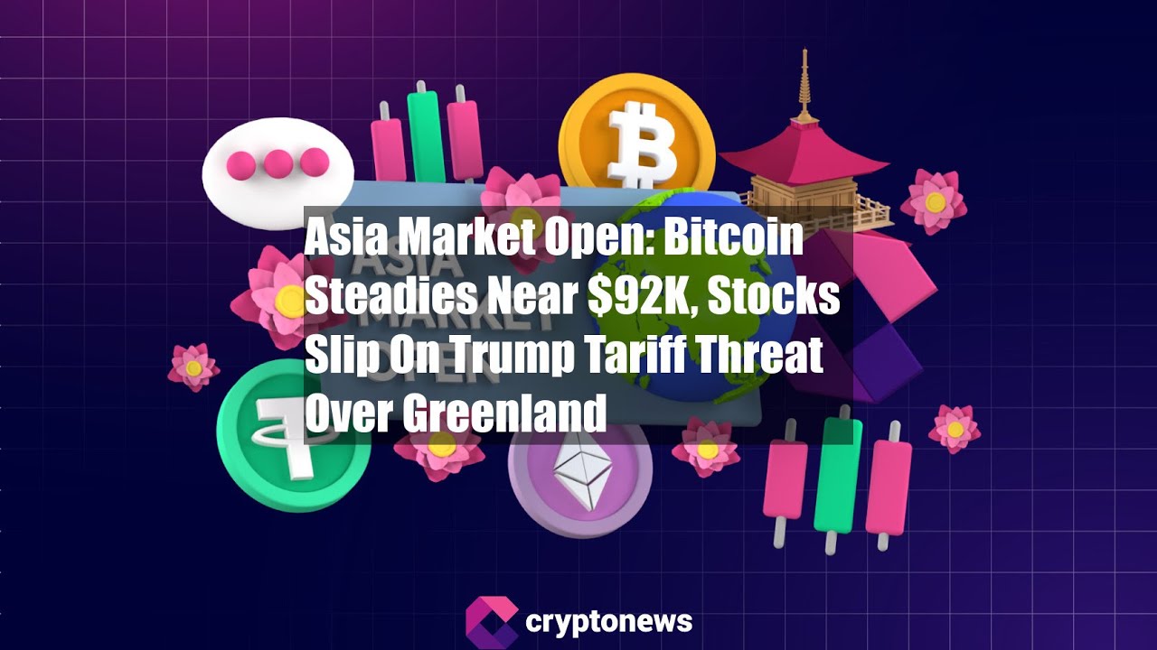 Asia Market Open: Bitcoin Steadies Near $92K, Stocks Slip On Trump - YouTube