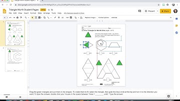 If a Triangle is Worth 1 Directions