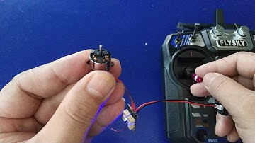 RX42E-C2 flysky AFHDS 2A receiver with ESC work with AP05 5000KV motor test