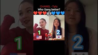 Who Sang it better? CHANEL - Tyla #shorts #tylachanel #musiclovers #covermusic #tyla #singing