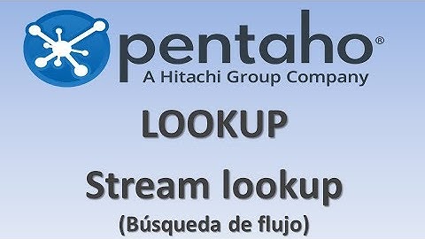 5.4. LOOKUP / STREAM LOOKUP