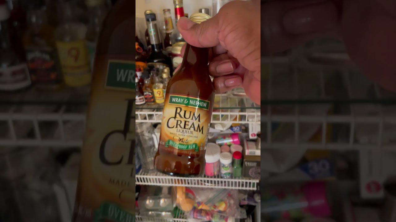 Wray & Nephew Rum Cream - Today’s drink of the day. # Shorts.