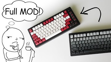 Mod phím cơ sai cách? So sánh phím M1W MonsGeek đã mod và hàng mới!