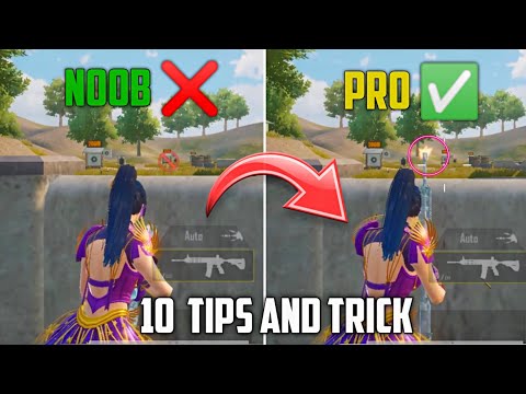 TOP 10 BEST Tips u0026 Trick in BGMI / PUBG MOBILE | EVERYONE SHOULD WATCH ✔️ | NOOB? TO PRO?