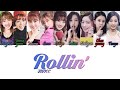 Twice   rollin hanromeng colour coded lyrics