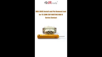 DRK-300S Install and Pin Removal tool for TE CDM/CDF HARTING HAN D Series Contact #automotive